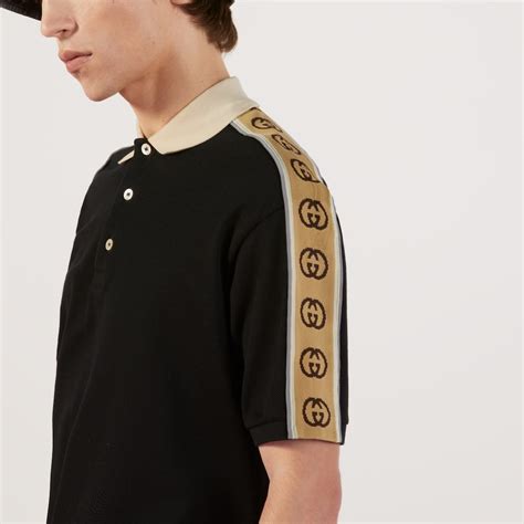 polo gucci serpente corallo|Polo with Interlocking G stripe .